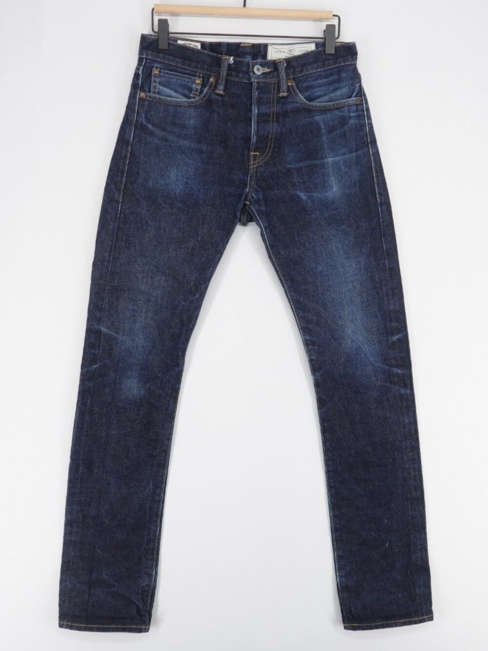 Rogue Territory RGT Stanton Jeans Mens 29 Blue Selvedge Slim Button Fly Japanese